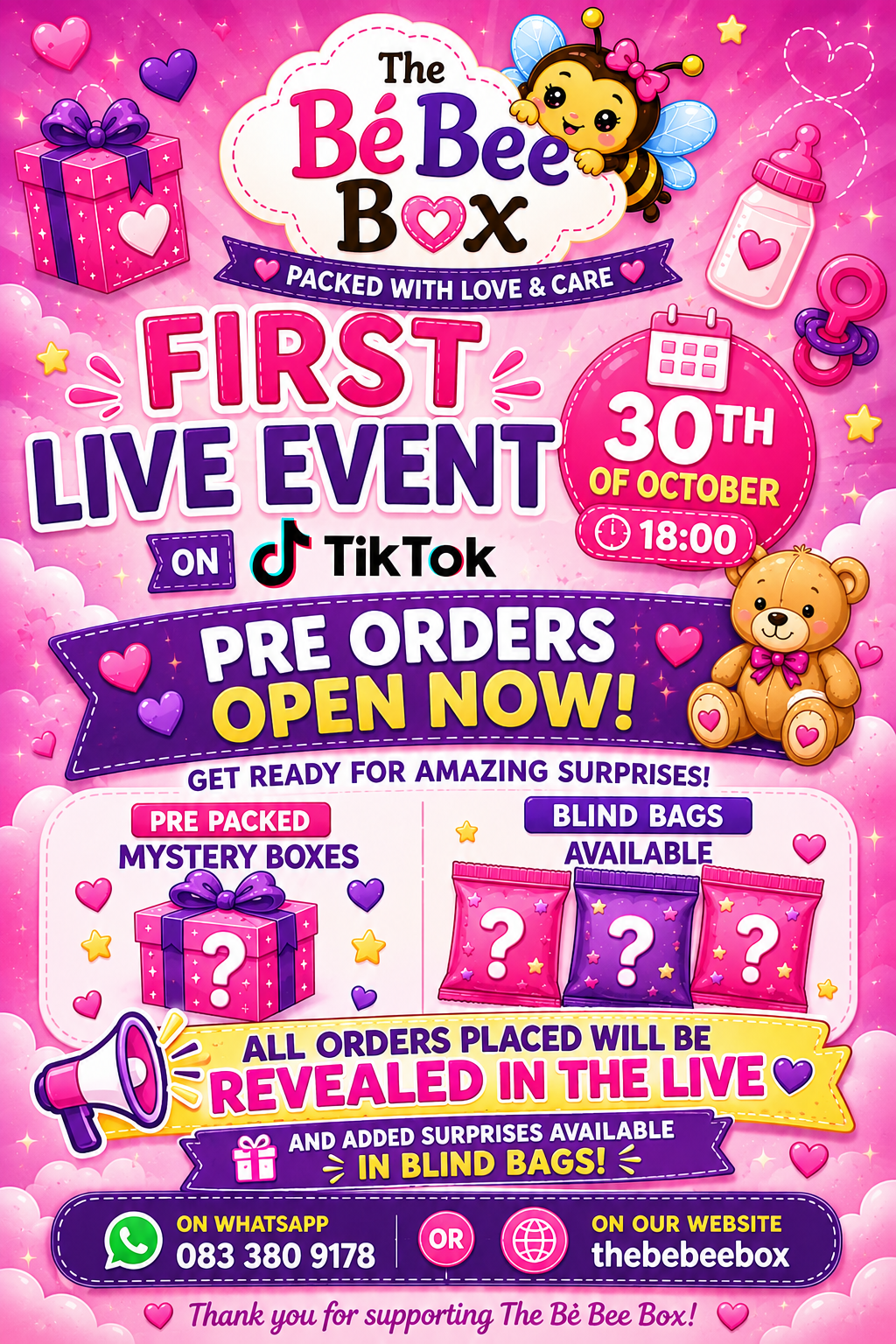 Shop Our Live Events poster